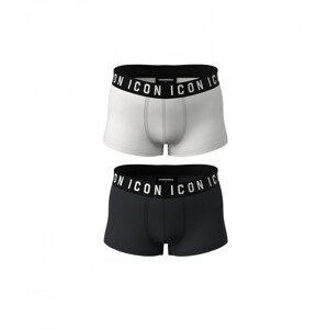 Spodná Bielizeň Dsquared  Bi-Pack-Icon Und Short Biela 16Y