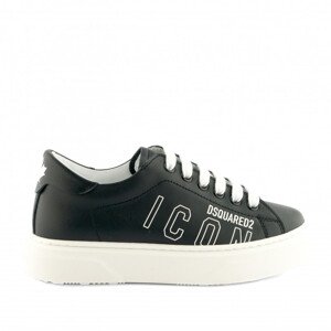 Tenisky Dsquared2 Icon Sneakers Maxi Logo Print Čierna 38