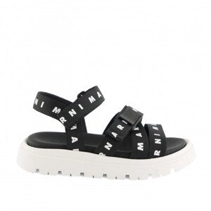 Sandále Marni Logo Tape Sandals Čierna 32