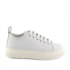 Tenisky No21 Logo Embossed Lo-Top Sneakers Biela 34