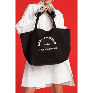 Kabelka Karl Lagerfeld K/Rue St Guillaume Canvas Tote Čierna None