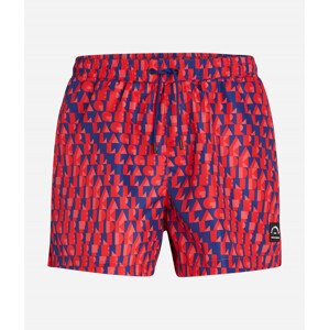 Plavky Karl Lagerfeld Abstract Aop Short Boardshorts Modrá M