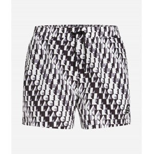 Plavky Karl Lagerfeld Abstract Aop Short Boardshorts Čierna S