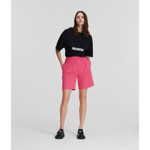 Šortky Karl Lagerfeld Tailored Shorts Ružová 38