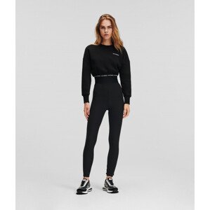 Legíny Karl Lagerfeld Jersey Punto Leggings Čierna L