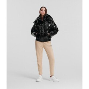 Bunda Karl Lagerfeld High Shine Down Jacket Čierna M