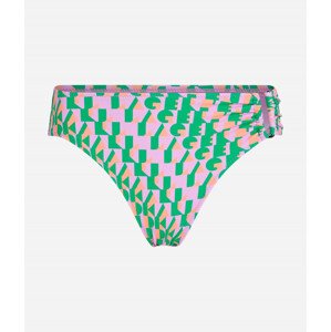 Plavky Karl Lagerfeld Abstract Aop U-Ring Bottoms Fialová Xs