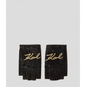 Rukavice Karl Lagerfeld K/Signature Rocky Glove Čierna S