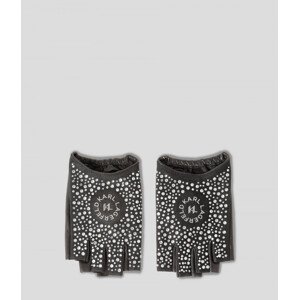 Rukavice Karl Lagerfeld Huns Pick Studs Glove Čierna M