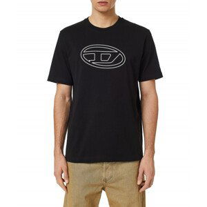 Tričko Diesel T-Just-Bigoval T-Shirt Čierna Xxl