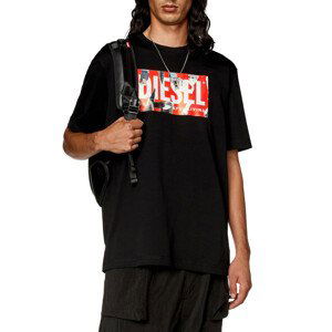 Tričko Diesel T-Just-L13 T-Shirt Čierna M