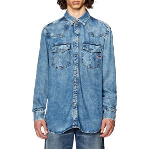 Košeľa Diesel D-Ocean Shirt Modrá S