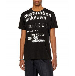 Tričko Diesel T-Diegor-K63 T-Shirt Čierna L