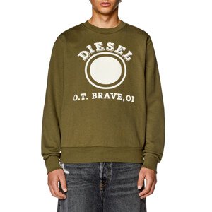 Mikina Diesel S-Ginn-K35 Sweat-Shirt Zelená L