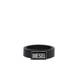 Opasok Diesel Diesel Logo B-Glossy Belt Čierna 90