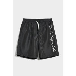 Plavky Karl Lagerfeld Hotel Karl Long Boardshorts Čierna M