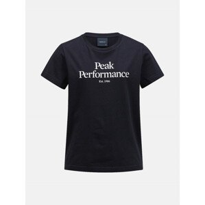 Tričko Peak Performance Jr Original Tee Čierna 140