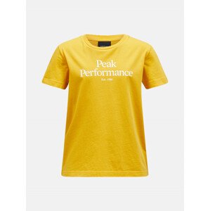 Tričko Peak Performance Jr Original Tee Žltá 140