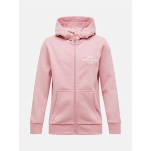 Mikina Peak Performance Jr Original Zip Hood Ružová 150