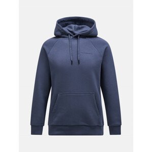 Mikina Peak Performance M Original Small Logo Hood Modrá S