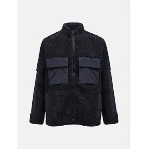 Mikina Peak Performance M Heavy Pile Relaxed Jacket Čierna S