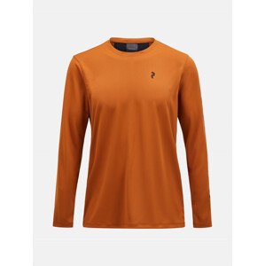 Tričko Peak Performance M Alum Light Long Sleeve Hnedá M