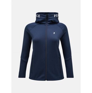 Mikina Peak Performance W Rider Zip Hood Modrá L