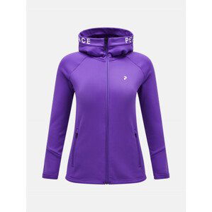 Mikina Peak Performance W Rider Zip Hood Fialová Xs