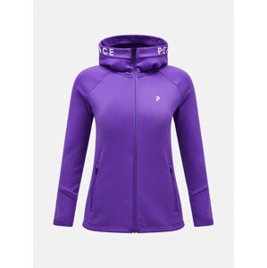 Mikina Peak Performance W Rider Zip Hood Fialová M