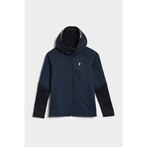 Mikina Peak Performance Jr Rider Zip Hood Modrá 140