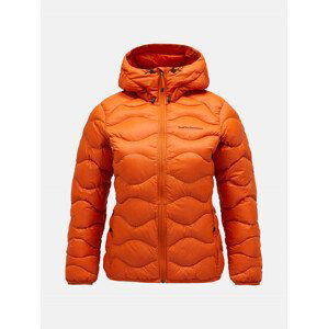 Bunda Peak Performance W Helium Down Hood Jacket Oranžová Xs