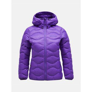 Bunda Peak Performance W Helium Down Hood Jacket Fialová Xl