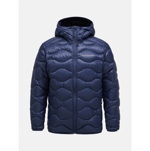 Bunda Peak Performance M Helium Down Hood Jacket Modrá M