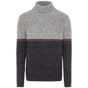 Sveter Camel Active Knitted Rollneck Šedá L