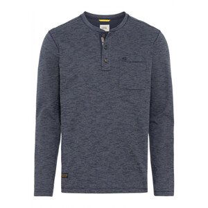 Tričko Camel Active Henley 1/1 Arm Modrá L