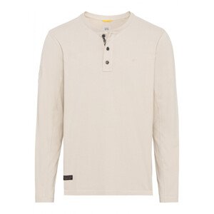 Tričko Camel Active Henley 1/1 Arm Biela Xxl