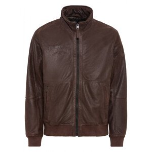 Bunda Camel Active Leather Blouson Hnedá 48