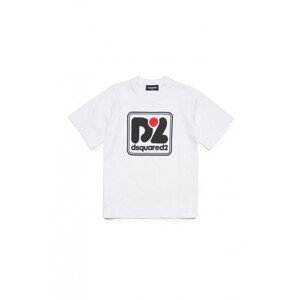 Tričko Dsquared  D2T984U Slouch Fit Maglietta White