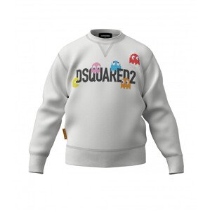 Mikina Dsquared  D2S800U Cool Fit Felpa Biela 10Y