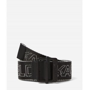 Opasok Karl Lagerfeld Jeans Webbing Belt Čierna None