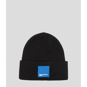 Čapica Karl Lagerfeld Jeans Knitted Logo Beanie Čierna None