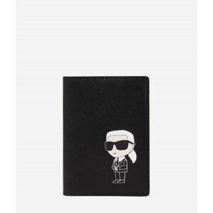 Peňaženka Karl Lagerfeld K/Ikonik 2.0 Leather Pass Case Čierna None