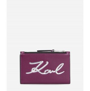 Peňaženka Karl Lagerfeld K/Signature Bifold Zip Ch Ružová None