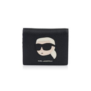 Peňaženka Karl Lagerfeld K/Ikonik 2.0 Leather Bifld Wlt Čierna None