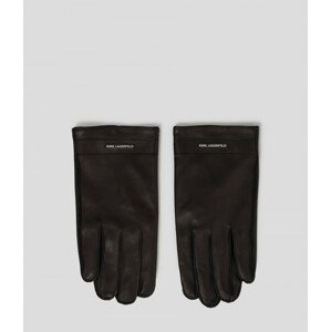 Rukavice Karl Lagerfeld K/Essential Ff Gloves Čierna S