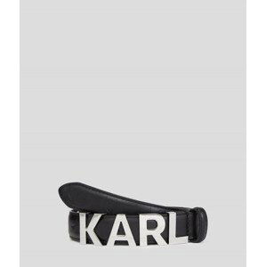 Opasok Karl Lagerfeld K/Swing Sm Mid Belt Čierna M