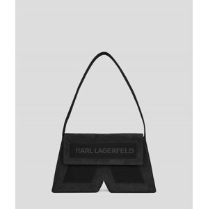 Kabelka Karl Lagerfeld Icon K Shoulderbag Suede Čierna None