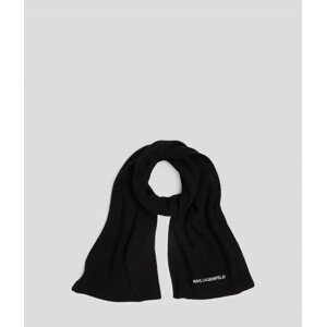 Šál Karl Lagerfeld K/Essential Logo Scarf Čierna None