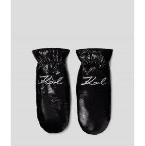 Rukavice Karl Lagerfeld K/Signature Mitten Glove Čierna S