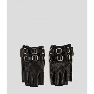 Rukavice Karl Lagerfeld K/Biker Fl Glove Čierna S